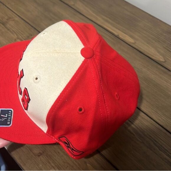 Chicago Bulls Reebok fitted baseball hat 7 1/2 NWT - Picture 4 of 9